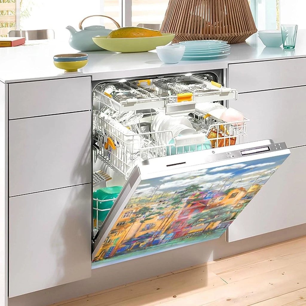 Dishwasher Magnet Cover for Kitchen Appliance Decor I550