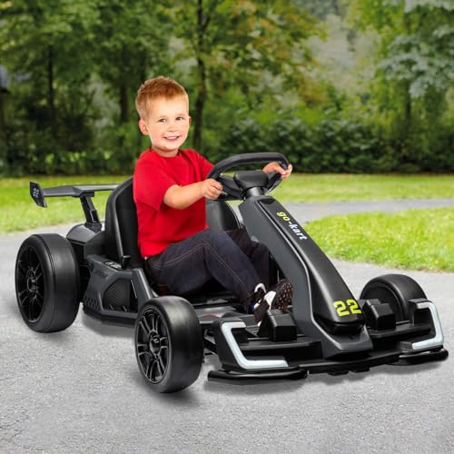 Kids Electric Drift Go Kart with Adjustable Seat F954214