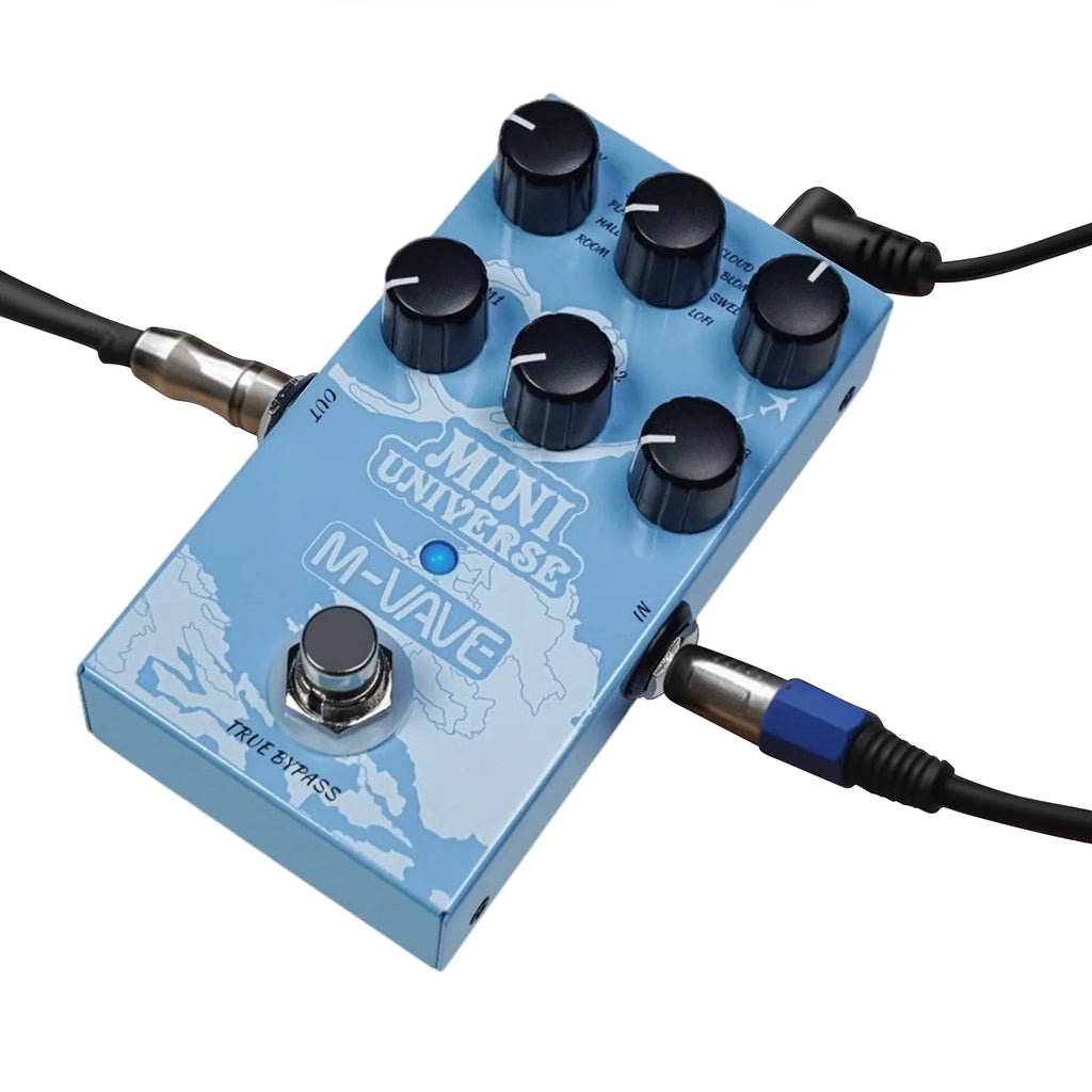 Guitar Effect Pedal 9 Mode Reverb for Guitar Bass M15601