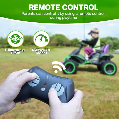 24V Ride on Toy for Big Kids with 4 Motors and Bluetooth Speaker R859