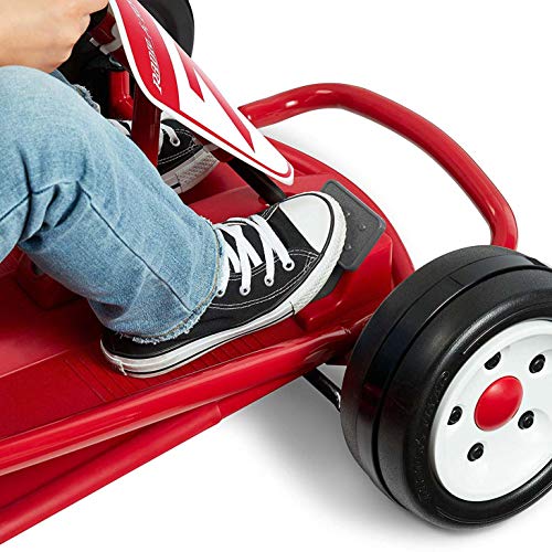 Kids Electric Go-Kart with Adjustable Seat, Grey X830256