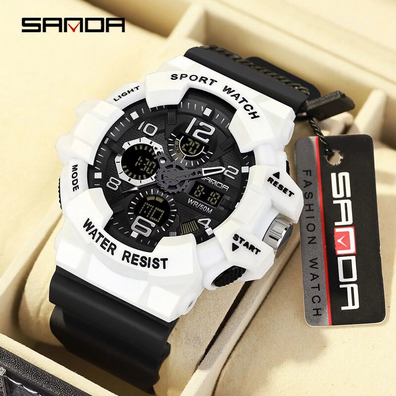 Military Watch Men Digital Shock Sports Waterproof Electronic Wristwatch Quartz C638578