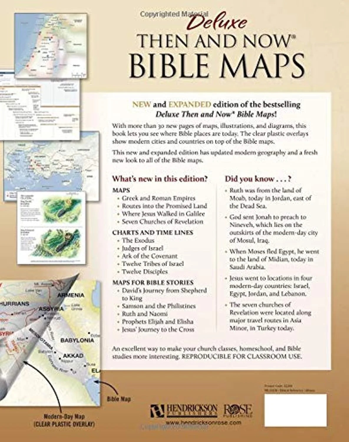 Then and Now Bible Maps: New and Expanded Edition E2221