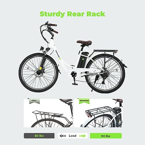 Electric Bike for Adults 750W 28mph with Removable Battery and Fat Tire W3858