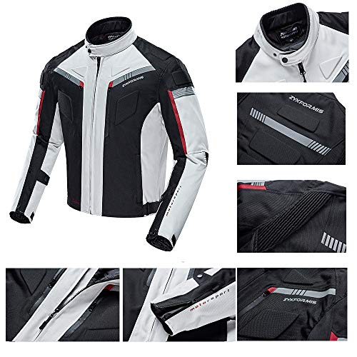 Motorcycle Jacket Waterproof Windproof Armoured for Men F734