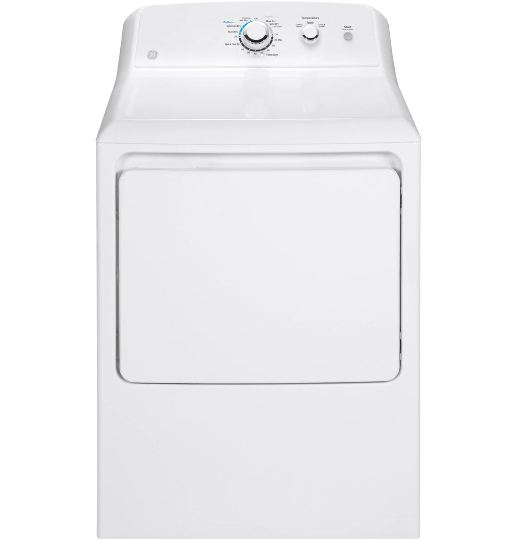 Ge Gtx33gak 27" Wide 6.2 Cu. Ft. Gas Dryer - White