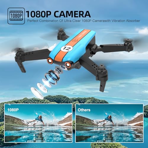 Drone with 4K Camera, Foldable FPV Quadcopter for Adults and Kids, 26 Mins Flight Time Y14058