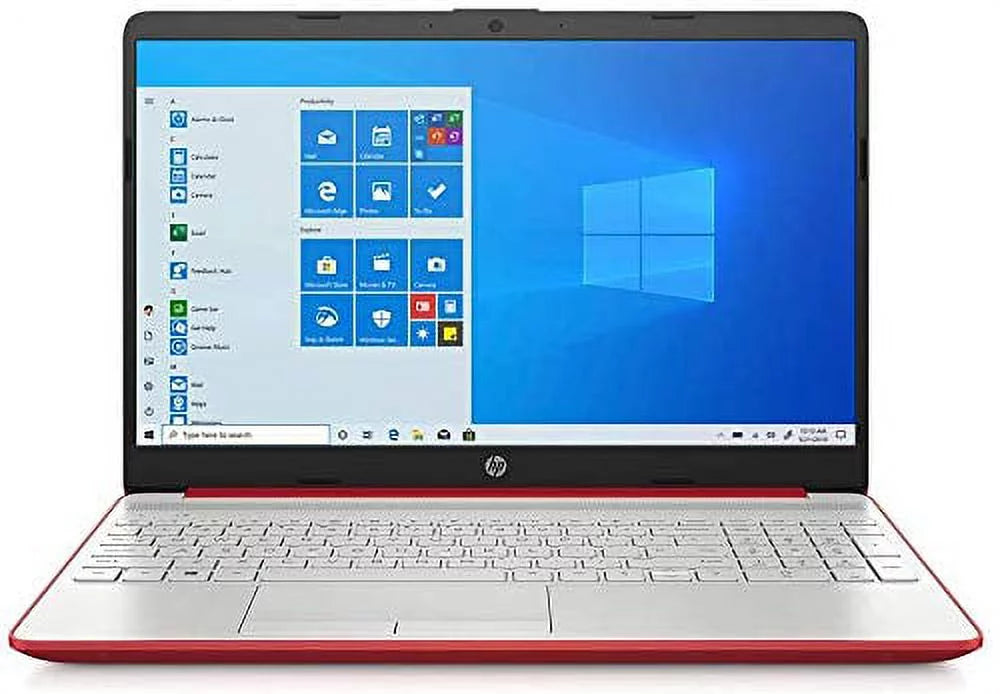 2022 HP Laptop | 15.6" HD Display | Intel Quad-Core Pentium Silver N5000 | 8GB RAM 256GB SSD | Intel UHD Graphics 605 | HD Webcam | Bluetooth | RJ-45 | USB-C | HDMI | Windows 10 Home | Scarlet Red