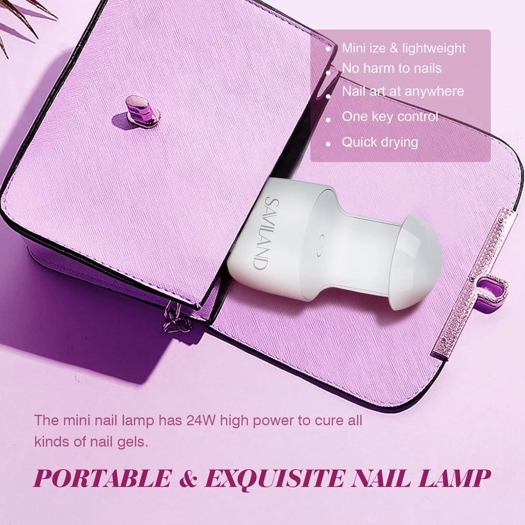 Poly Extension Gel Nail Kit with Nail Lamp, Base and Top Coat M586