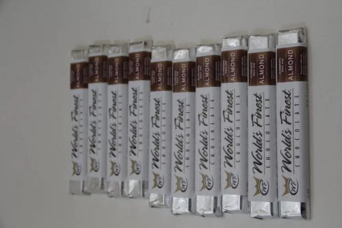 listing- world's finest chocolate -10 pack with 10 milk chocolate almond bars