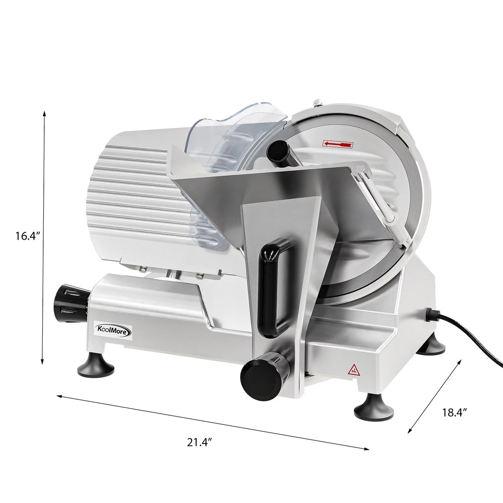 Commercial Deli Meat Slicer with 10" Carbon Steel Blade, Adjustable Thickness G4133