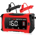 12V 24V 16-Amp Smart Battery Charger for Car Truck Boat Marine D264