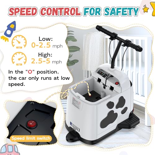 24V Kids Riding Toy, 180W Brushless Motor, Max 5Mph, Red E7327