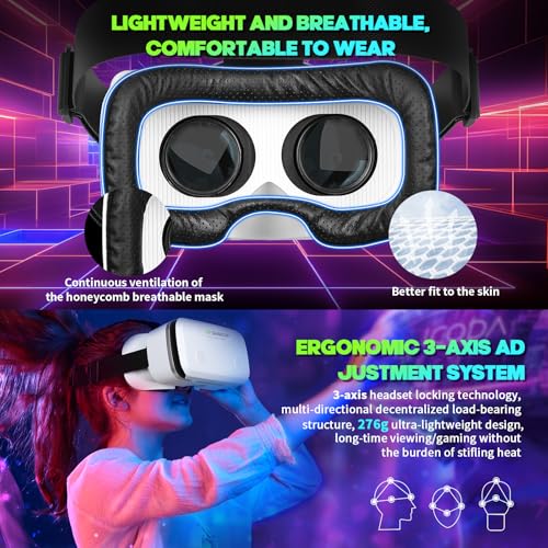 VR Headset for Smartphones with Bluetooth Controller U5932