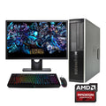 Pre-Owned HP 8200 Desktop Computer PC - Intel Quad-Core i5, 250GB HDD, 8GB DDR3 RAM, Windows 10 Pro, DVD, WIFI, 22in Monitor, RGB Keyboard and Mouse (Refurbished: Good)