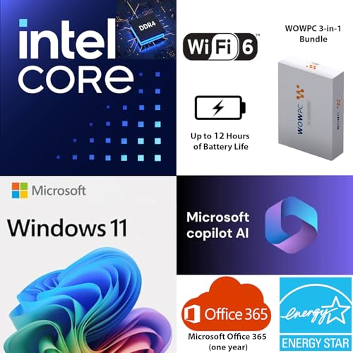 14 Ultrabook Intel 4-Core N150 32GB RAM 1.6TB Storage Wi-Fi 6 12 Hr Battery Lavender Win 11 C708386