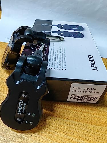 Wireless Guitar System 5.8GHz Transmitter Receiver for Electric Bass J50204