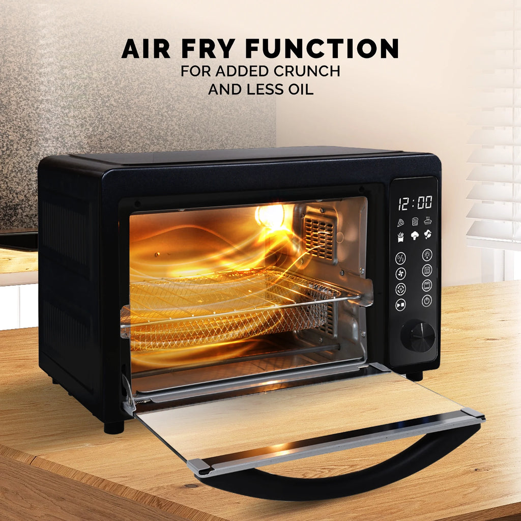 22-Quart Digital Touchscreen Air Fryer Toaster Oven, Black T788