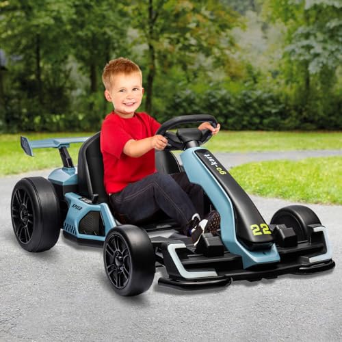Kids Electric Drift Go Kart with Adjustable Seat F954214