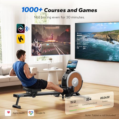 Magnetic Rowing Machine for Home, 16 Levels, Quiet Resistance, 350lbs Capacity Z5255
