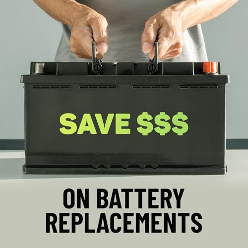 Battery Restorer and Desulfator for Lead Acid Battery, Acid Refill and Additive 64oz T546934
