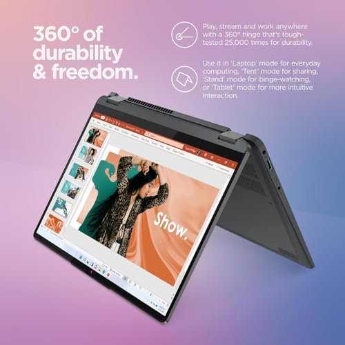 2-in-1 Laptop 14" FHD+ Touchscreen, 8GB RAM, 256GB SSD, Grey J847