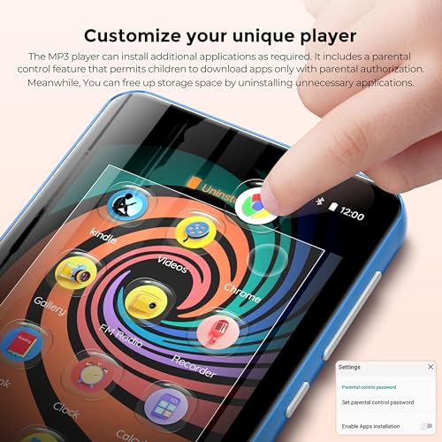 160GB Bluetooth WiFi MP3 Player with 4" Touch Screen L369