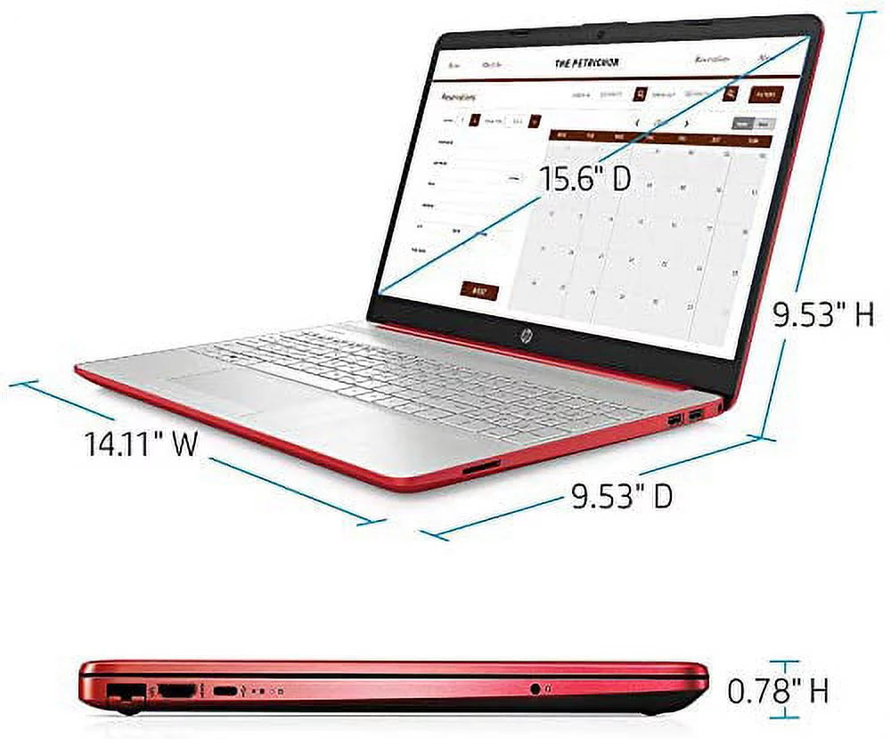 15.6" HD Laptop, Intel Quad-Core, 8GB RAM 256GB SSD, Windows 10 Home X46953