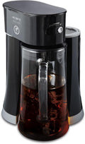 Mr. Coffee 2-in-1 Iced Tea Brewing System with Glass Pitcher, 2.5 quarts