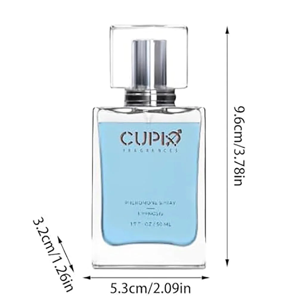 Pheromone-Infused Cologne for Men, Woody Herbal Long-lasting Fragrance, 2 Bottles B194404