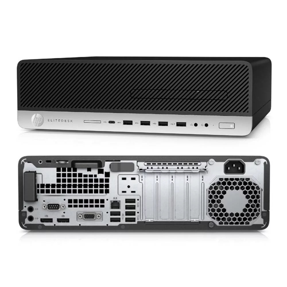 Desktop Computer with Intel i5 CPU, 240GB SSD, 16GB RAM, Dual 19" LCD Monitors Z461