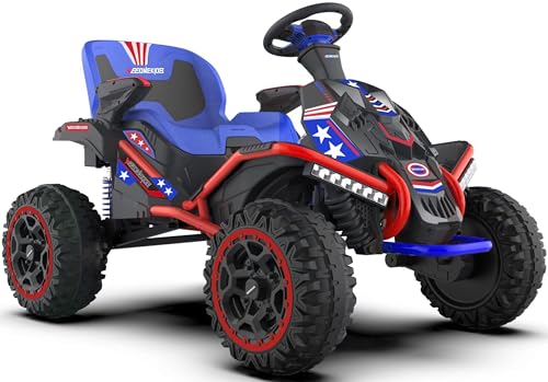 24V Ride on Toy for Big Kids with 4 Motors and Bluetooth Speaker R859