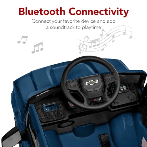 12V Ride On Truck for Kids with Remote Control, Bluetooth, LED Lights U7979