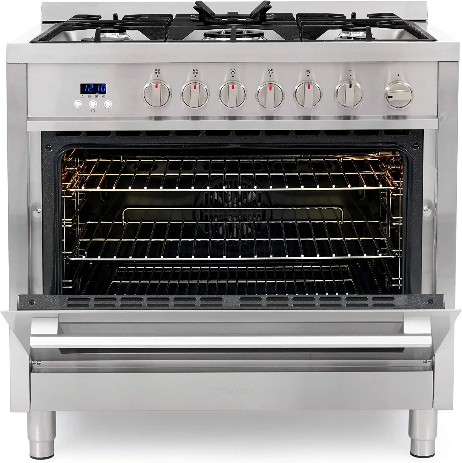 36-in 5 Burner Gas Range with Convection Oven C296540