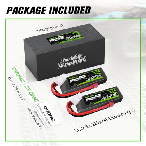 3S Lipo Battery 2200mAh 11.1V with T Connector for RC Drone S96533