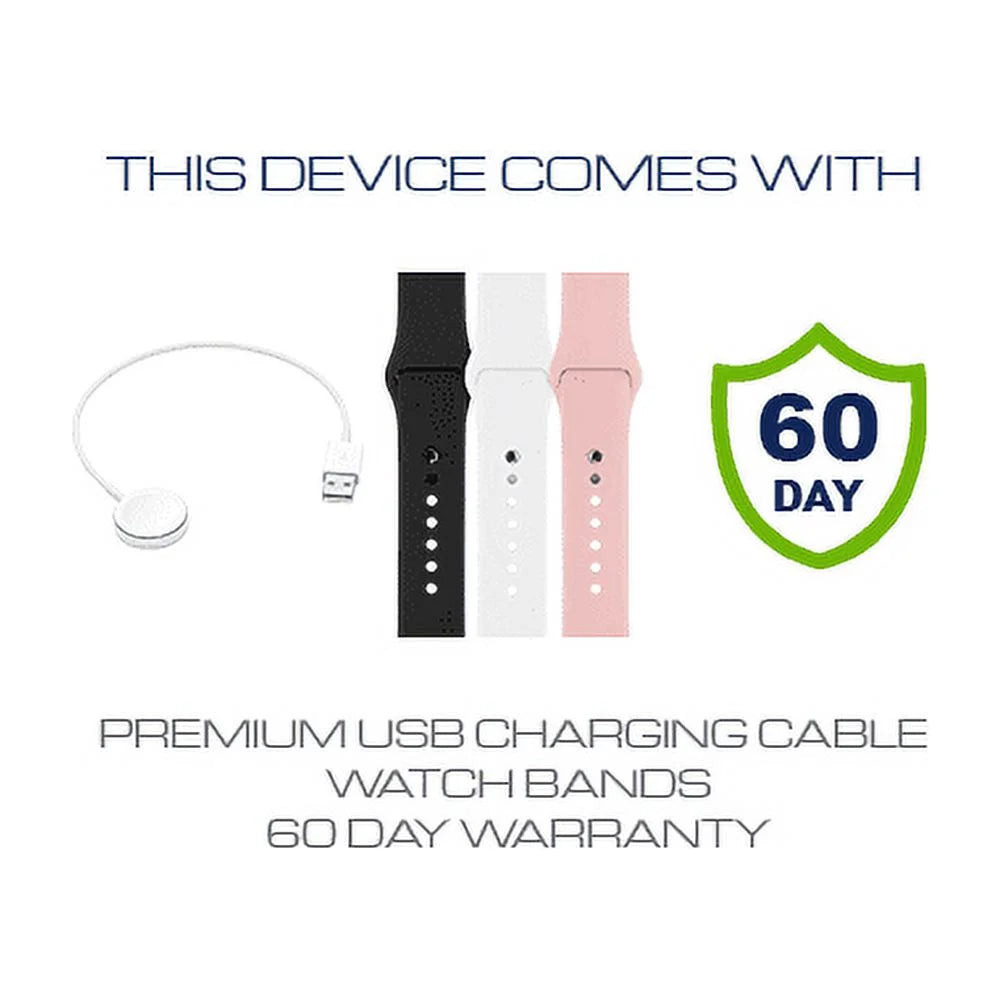 Used 40mm Smartwatch with White Sport Band D12473