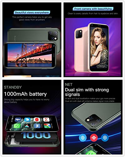 3G Mini Smartphone 3.0 Inch WiFi GPS Quad Core Android 8.1 Cell Phone Dual Sim HD Camera J113