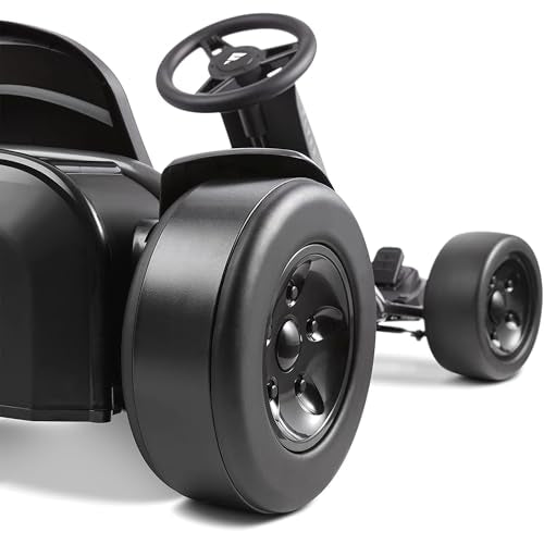 Kids Electric Go-Kart with Adjustable Seat, Grey X830256