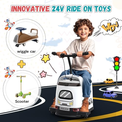 24V Kids Riding Toy, 180W Brushless Motor, Max 5Mph, Red E7327