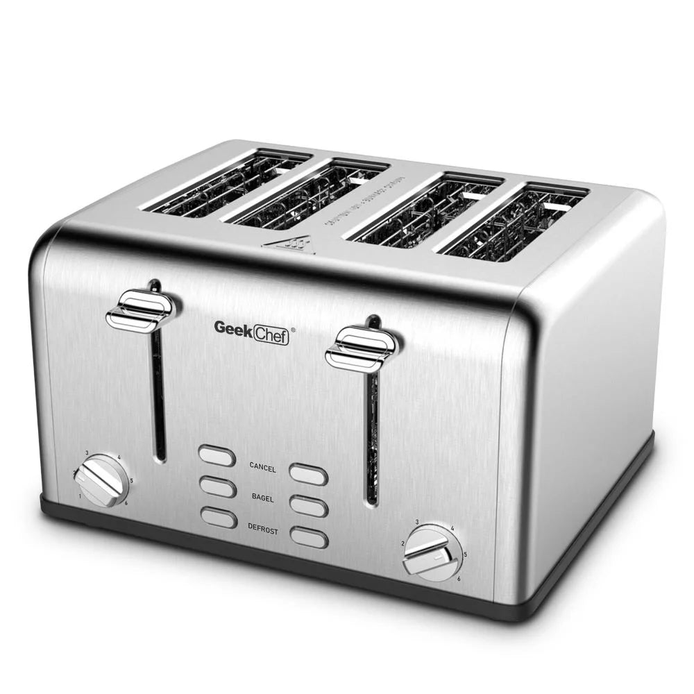 Stainless Steel 4-Slice Toaster with Extra-Wide Slots R83218