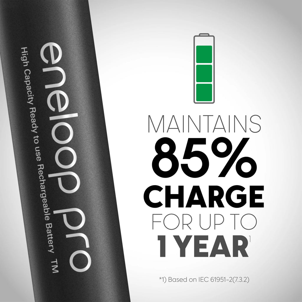 AA High-Capacity Rechargeable Batteries, 8-Pack D815372