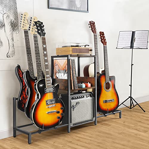 4-Tier Guitar Stand Rack Holder for Acoustic Electric Bass V903