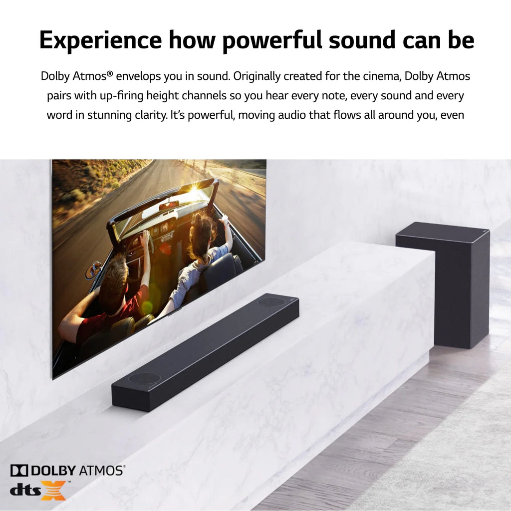 3.1.2 Channel Soundbar with Dolby Atmos and 4K Pass-Through U2852