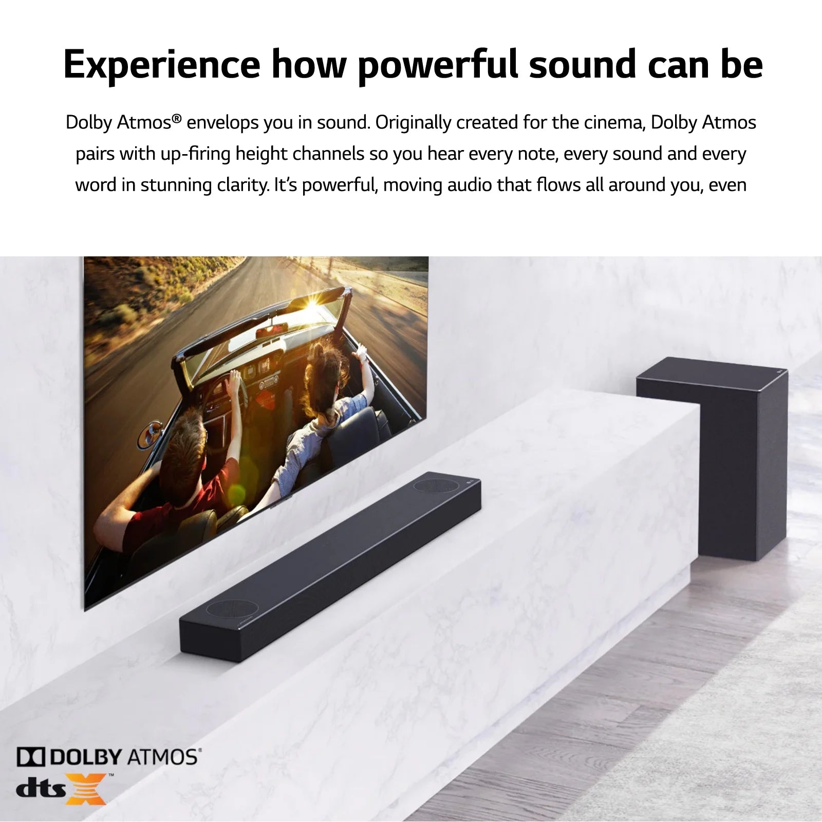 3.1.2 Channel Soundbar with Dolby Atmos and 4K Pass-Through U2852