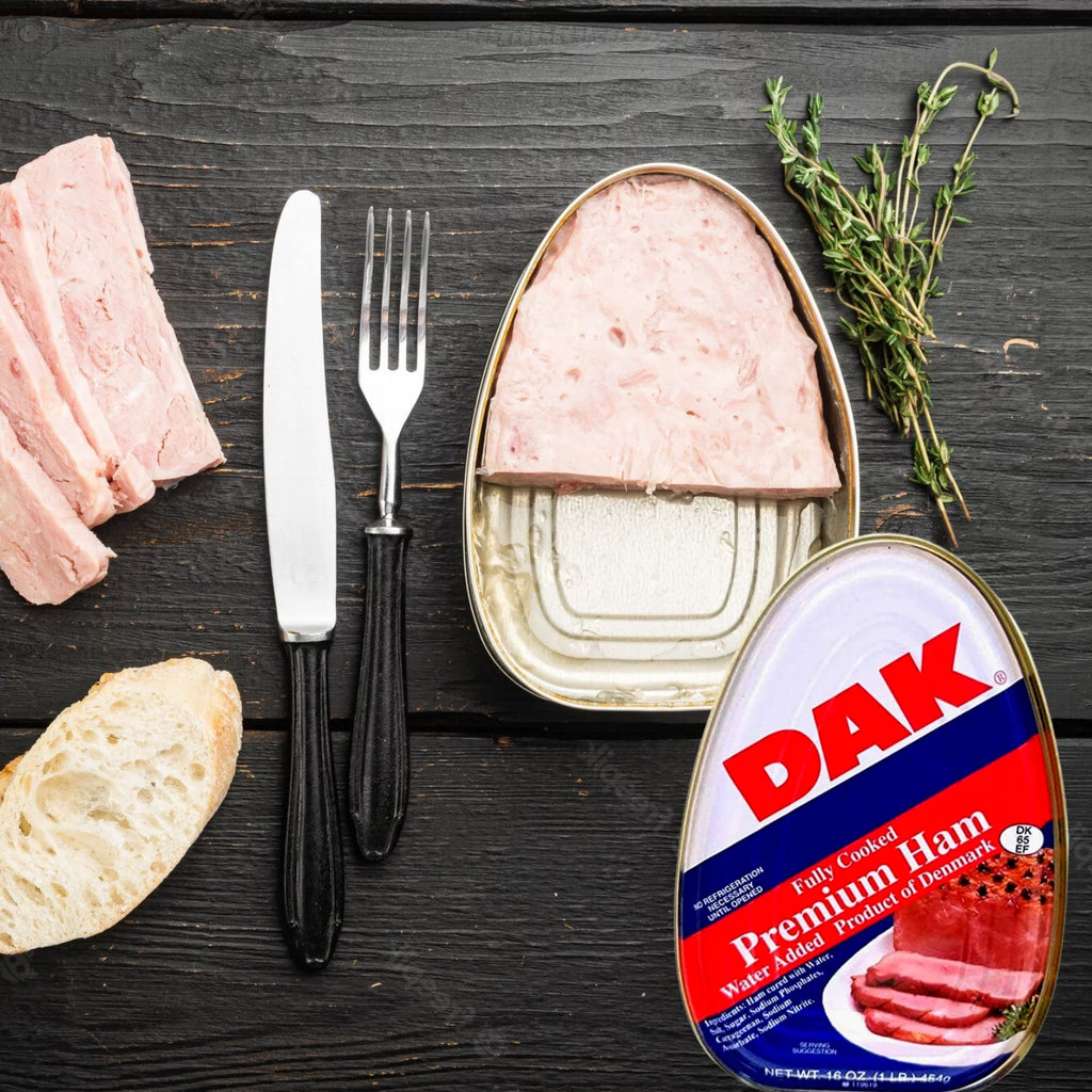 Canned Ham 16oz Fully Cooked Ready to Eat, Pack of 2 O4092
