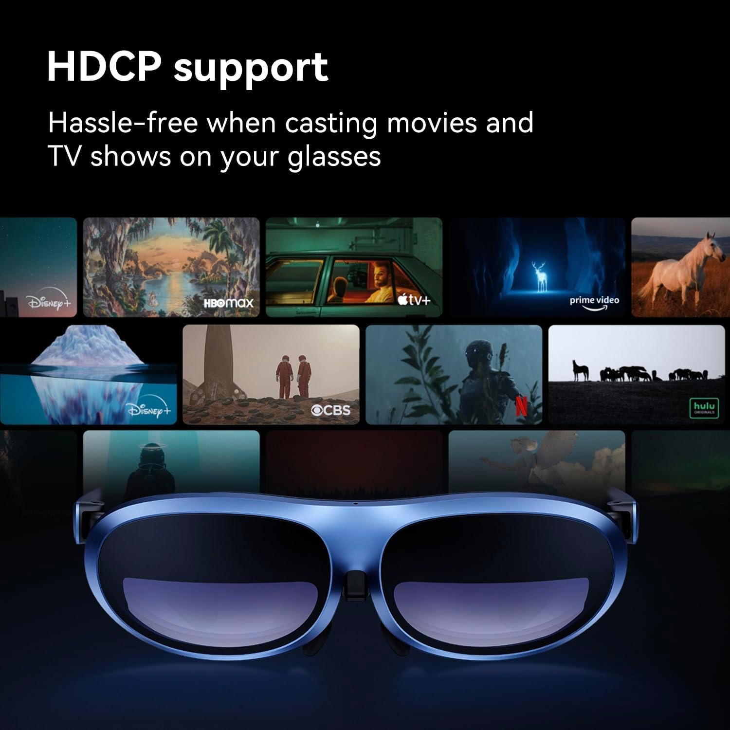 AR Glasses with 1080P Display for Gaming and Video Y357