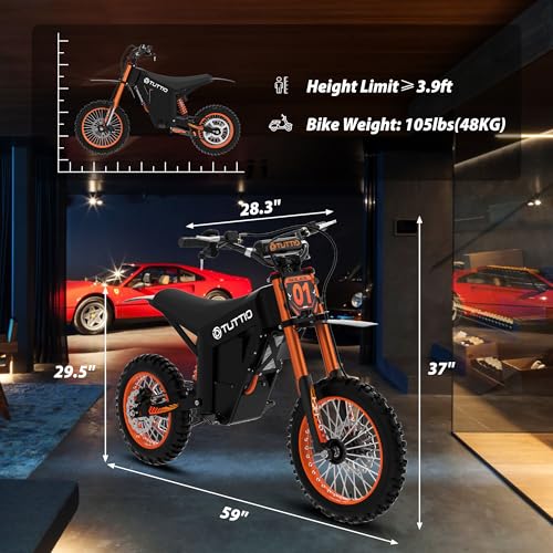 Electric Dirt Bike 48V 21AH Removable Battery Hydraulic Brakes Q101470