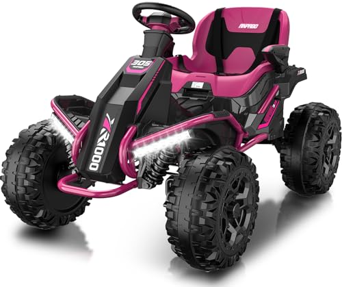 24V 4x4 Ride On Toy for Big Kids, 4x200W Motors, 5MPH, Parent Remote, Wide Seat, Green X884766