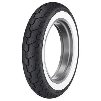 Dunlop Harley-Davidson D402 Rear Motorcycle Tire MU85B-16 (77H) Wide White Wall for Harley-Davidson Road King FLHR (ABS) 2008
