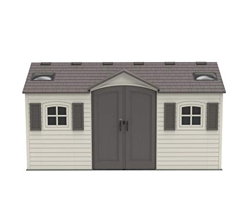Outdoor Storage Shed, 15 x 8 ft, Dual Entry Z43758
